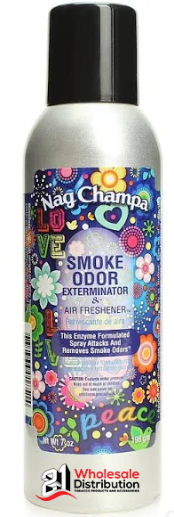 SMOKE ODOR -NAG CHAMPA SPRAY-TOP 2.5 oz