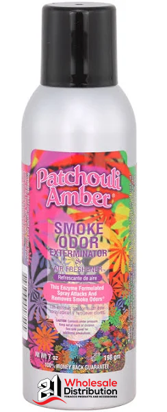 SMOKE ODOR PATCHOULI AMBER SPRAY 7 OZ - UNIT