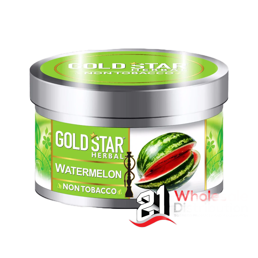 GOLD STAR HERBAL  HOOKAH FLAVOR WATERMELON