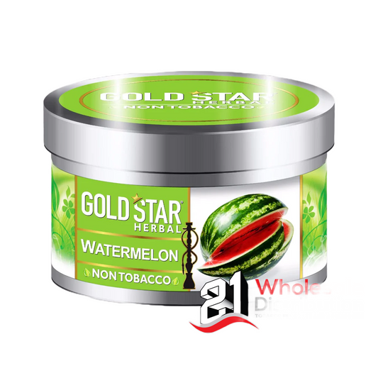 GOLD STAR HERBAL  HOOKAH FLAVOR WATERMELON