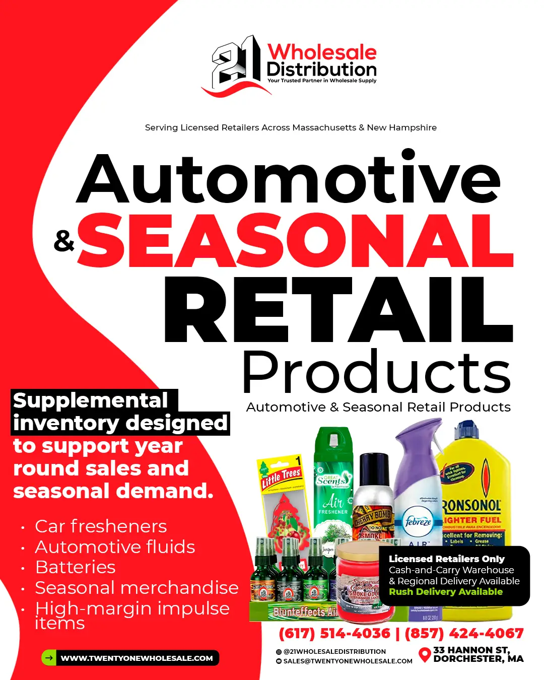 Automotive Seasonal Retail Products Flyer